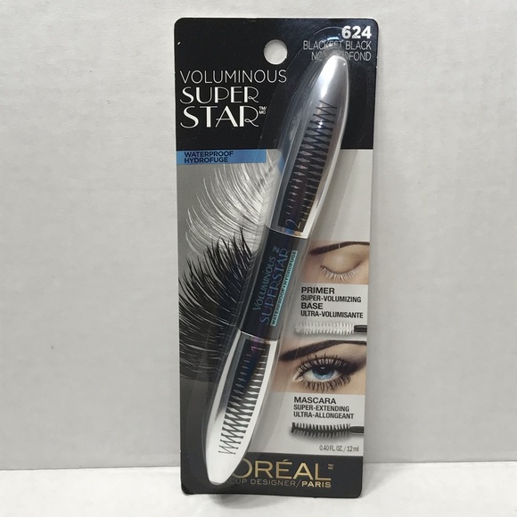 L'Oreal Other - ♣️$6♣️ Loreal voluminous Super Star blackest black waterproof mascara 624